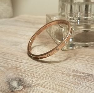 Kate Spade Gold & Crystal Bangle